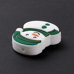 Christmas Silicone Focal Beads&nbsp;SIL-G003-F02-B