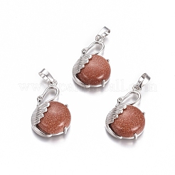 Natural & Synthetic Mixed Gemstone Pendants&nbsp;G-L512-N