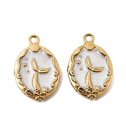 304 Stainless Steel Enamel Pendants&nbsp;STAS-B128-27G