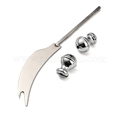 Non-Tarnish 201 Stainless Steel Cake Spatulas&nbsp;AJEW-P114-01D-P