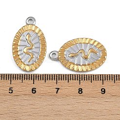 304 Stainless Steel Pendants&nbsp;STAS-P410-34P