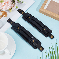 2Pcs Cowhide Cord Wide Cord Bracelets&nbsp;BJEW-CL0001-63B