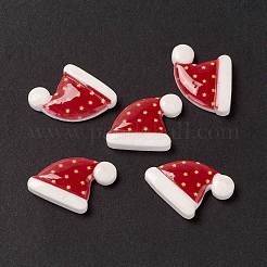 Christmas Themed Opaque Resin Cabochons&nbsp;CRES-P022-08