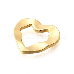 Brass Twisted Linking Rings&nbsp;KK-B131-14G-02