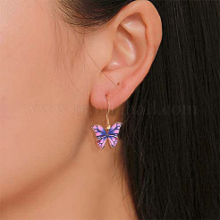Light Gold Plated Alloy Enamel Pendants&nbsp;PALLOY-CJ0007-02