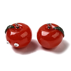 Cartoon Opaque Resin Fruit Pendants&nbsp;CRES-B018-05