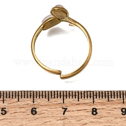 304 Stainless Steel Cuff Open Rings&nbsp;RJEW-F213-04G-07