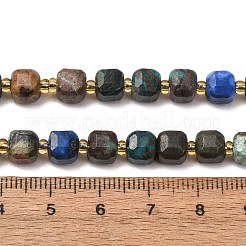 Natural Chrysocolla and Lapis Lazuli Beads Strands&nbsp;GG-CBAC972-A09-01