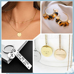 30Pcs 10 Styles Brass Pendants&nbsp;KK-ME0001-20