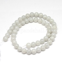 Natural Yellow Jade Beads Strands&nbsp;G-G598-12mm-YXS-03