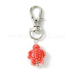 Ocean Themed Tortoise Handmade Porcelain Pendant Decorations&nbsp;HJEW-JM01698