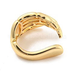 Real 14K Gold Plated Brass Cuff Earrings&nbsp;LS-EJEW-M232-02A-G