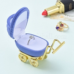 Baby Carriage Shape Velvet Jewelry Boxes&nbsp;LS-VBOX-L002-J01