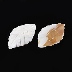 Natural Freshwater Shell Carved Big Pendants&nbsp;SHEL-T020-25