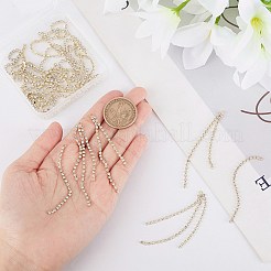 24Pcs 3 Style Brass Rhinestone Cup Chain Big Pendants&nbsp;KK-SC0003-21G