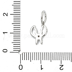 304 Stainless Steel Rhinestone Pendants&nbsp;STAS-A145-04K-P