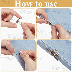 20Pcs Alloy Lapel Pin Backs for Backpack Clothes&nbsp;JEWB-CY0001-10