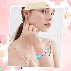 50Pcs Opaque Acrylic Beads&nbsp;MACR-SC0002-34