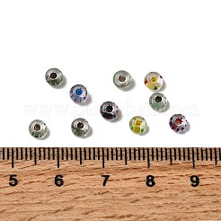 Transparent Stripe Glass Seed Beads&nbsp;GLAA-NH0001-06A