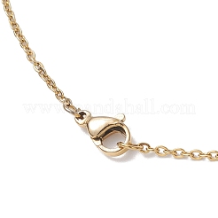 3Pcs 3 Colors Electroplated Glass & Glass Pearl Beaded Sunflower Pendant 304 Stainless Steel Cable Chain Necklaces for Women&nbsp;NJEW-MZ00134