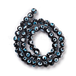 Handmade Evil Eye Lampwork Bead Strands&nbsp;LAMP-M015-02D