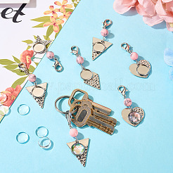 20Pcs 5 Styles 304 Stainless Steel Pendant Decoration&nbsp;HJEW-TA0001-28