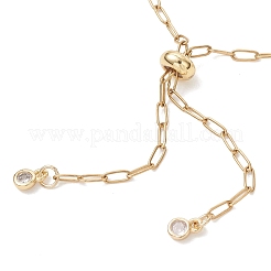 2.5MM 304 Stainless Steel Paperclip Chain Slider Bracelet Making&nbsp;AJEW-JB01557-01