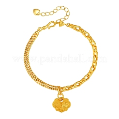 Brass Charm Bracelets&nbsp;WG1C1D2-01