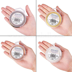 4 Colors Round Copper Wire for Jewelry Making&nbsp;CWIR-BC0002-02
