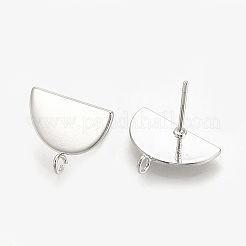 Brass Stud Earrings Findings&nbsp;LS-KK-S345-191P