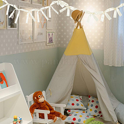 2 Styles Cloth Bowknot Banners&nbsp;AJEW-SP0002-70C