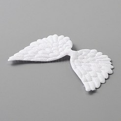 Cloth Embossed Wing Ornament Accessories&nbsp;LS-FIND-WH0037-27B