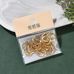 SHEGRACE Brass Leverback Earring Findings&nbsp;XGR0016G-71G
