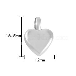 Non-Tarnish 304 Stainless Steel Urn Ashes Pendants&nbsp;BOTT-PW0001-093
