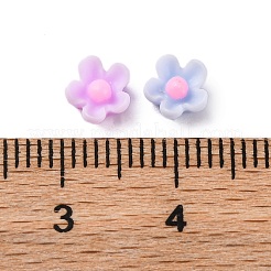 Flower Opaque Resin Cabochons&nbsp;FIND-L019-02D