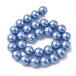 Eco-Friendly Dyed Glass Pearl Round Beads Strands&nbsp;HY-A002-14mm-RB015