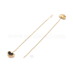 PVD Vacuum Plating 304 Stainless Steel Stud Earrings for Women&nbsp;STAS-D188-09G