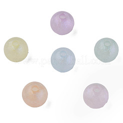 Rainbow Iridescent Plating Acrylic Beads&nbsp;MACR-N006-16B-B01