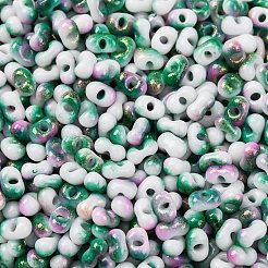 Two Tone Baking Paint Glass Seed Beads&nbsp;SEED-C003-01A