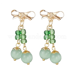 Cat Eye Dangle Stud Earrings&nbsp;EJEW-JE06495-03