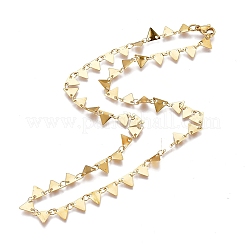 304 Stainless Steel Link Chain Necklaces&nbsp;NJEW-L457-007G