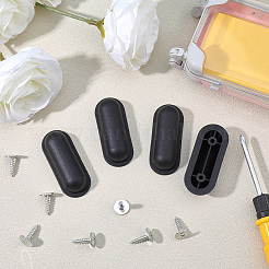 4Sets PP Luggage Side Feet Replacements Luggage Legs&nbsp;DIY-CN0003-67