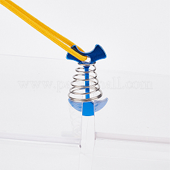 10Pcs 2 Colors Windproof Aluminium Alloy Fishbone Tent Stakes with Spring Buckle&nbsp;FIND-GF0003-99