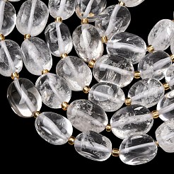 Natural Quartz Crystal Beads Strands&nbsp;G-G453-D17-01