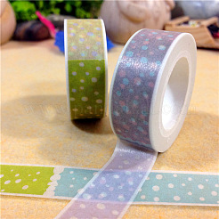 Polka Dot Pattern DIY Scrapbook Decorative Paper Tapes&nbsp;DIY-A002-KK1522