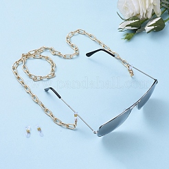 Aluminum Paperclip Chains Glasses Neck Cord&nbsp;X-AJEW-EH00027-01