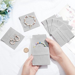 Double-Sided Faux Suede Jewelry Flap Pouches&nbsp;TP-WH0007-09A
