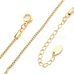 1.5mm Brass Box Chain Necklaces&nbsp;KK-K398-29G