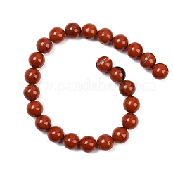 Natural Red Jasper Beads Strands&nbsp;G-L648-A06-16mm
