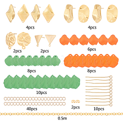 DIY petal Themed Earring Making Kits&nbsp;DIY-SC0001-60G